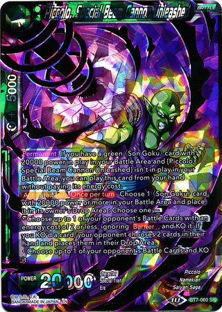 Piccolo, cañón de rayos especial desatado (BT7-060) [Asalto de los Saiyans] 