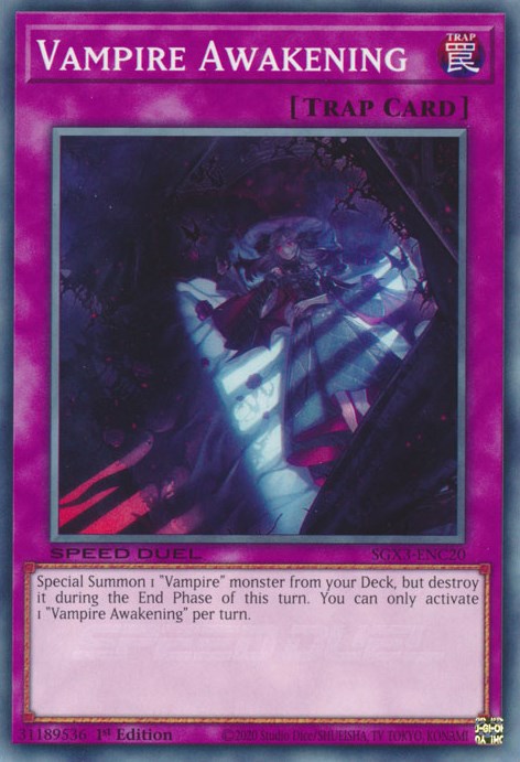 El despertar del vampiro [SGX3-ENC20] Común 