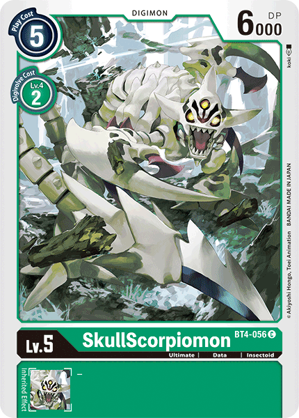 SkullScorpiomon [BT4-056] [Gran leyenda] 
