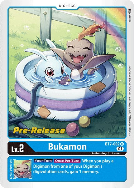 Bukamon [BT7-002] [Tarjetas de prelanzamiento de Next Adventure] 