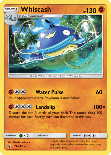 Whiscash (71/145) [Sol y Luna: Guardianes en ascenso] 