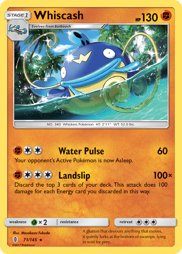 Whiscash (71/145) [Sol y Luna: Guardianes en ascenso] 