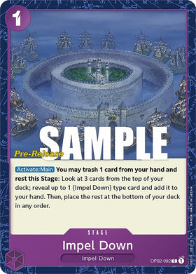 Impel Down [Tarjetas de prelanzamiento de Paramount War] 