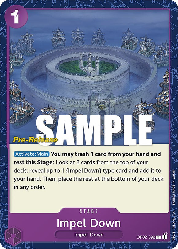 Impel Down [Tarjetas de prelanzamiento de Paramount War] 