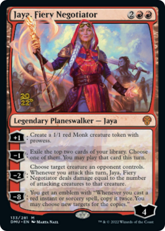 Jaya, la negociadora ardiente [Promociones previas al lanzamiento de Dominaria United] 