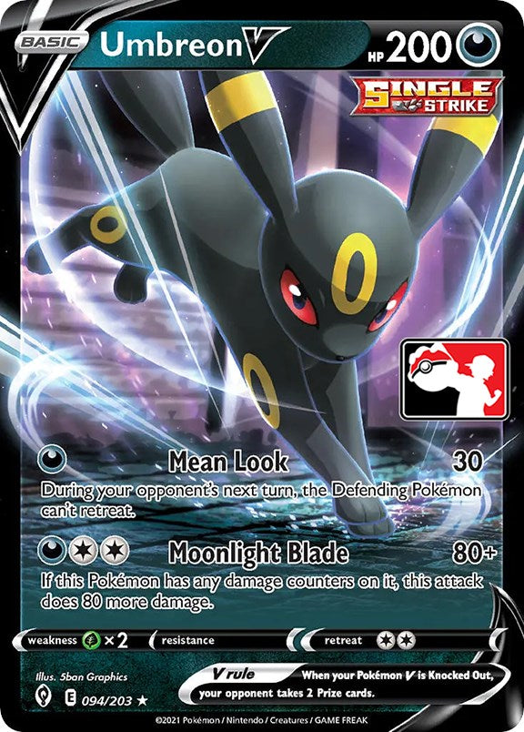 Umbreon V (094/203) [Serie de paquetes de premios uno] 