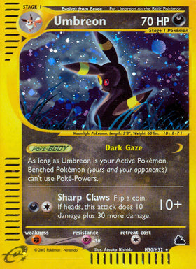Umbreon (H30/H32) [Cresta del Cielo] 