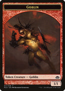 Goblin // Boar Double-Sided Token [Planechase Anthology Tokens]-1
