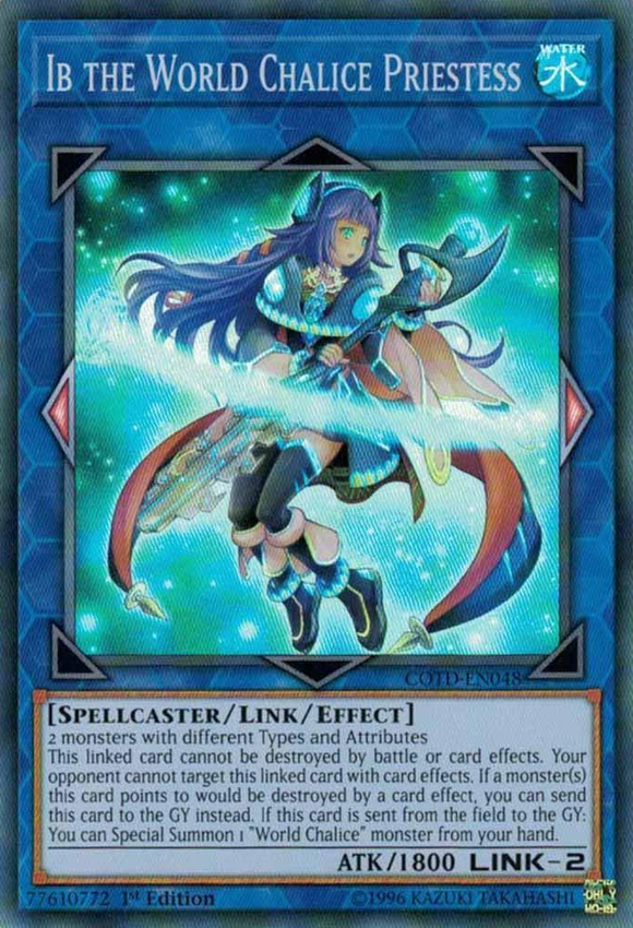 Sacerdotisa del Cáliz del Mundo Ib [COTD-EN048] Súper Raro 
