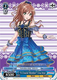 "A Crucial Member" Lisa Imai (BD/W63-E095 C) [BanG Dream! Girls Band Party! Vol.2]