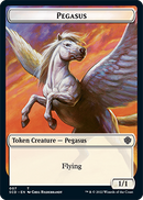 Pegasus // Faerie Double-Sided Token [Starter Commander Decks]-1