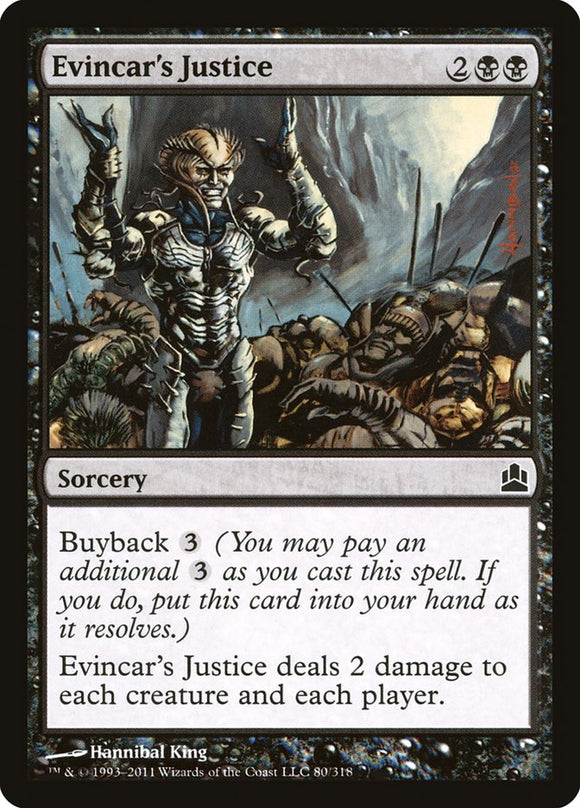 La justicia de Evincar [Commander 2011] 