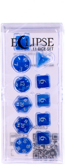 Ultra PRO: 11-Dice Set - Eclipse (Pacific Blue)-1