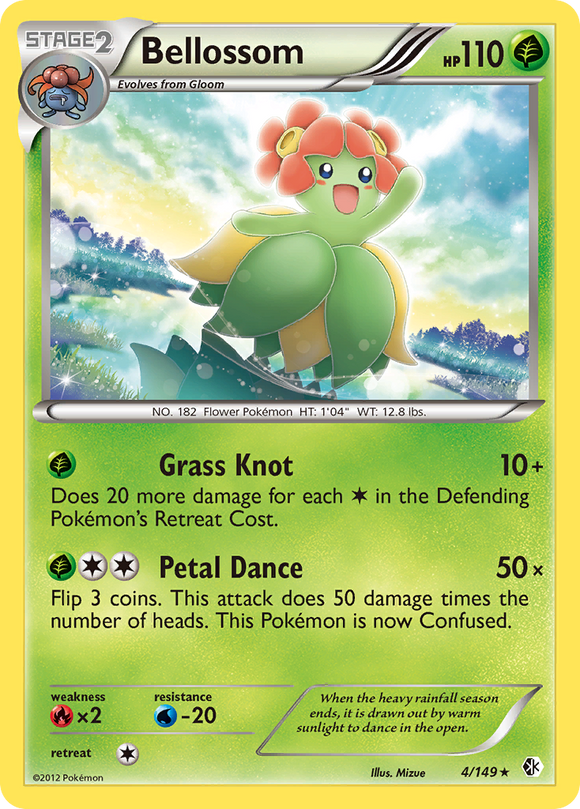 Bellossom (4/149) [Blanco y negro: fronteras cruzadas] 