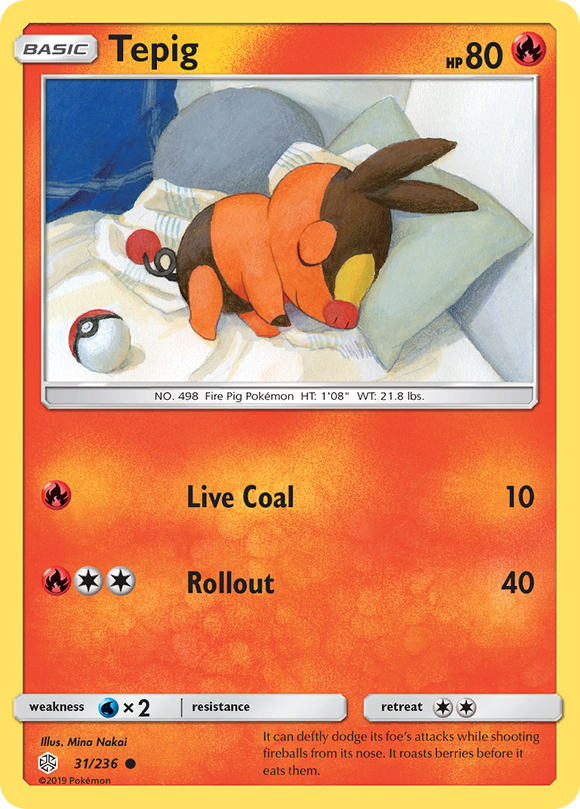 Tepig (31/236) [Sol y Luna: Eclipse Cósmico] 