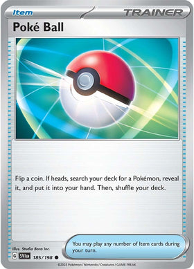 Poke Ball (185/198) [Scarlet &amp; Violet: Set básico] 