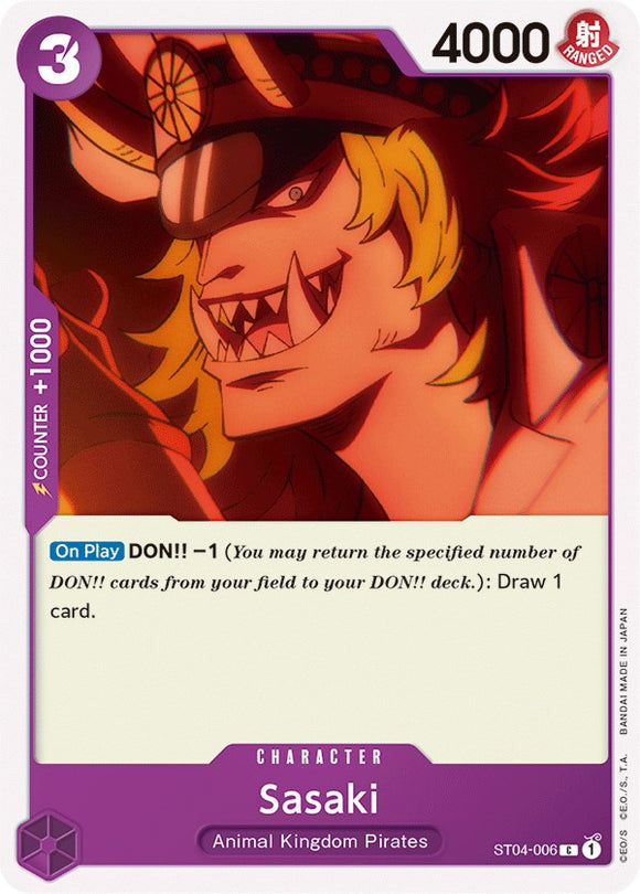 Sasaki [Baraja inicial: Piratas del Reino Animal] 
