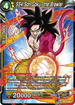 SS4 Son Goku, el luchador (BT14-095) [Cross Spirits] 