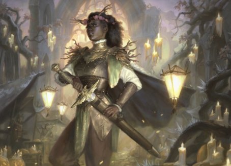 Tarjeta de arte de Centinela de Sungold [Serie de arte de Innistrad: Midnight Hunt] 