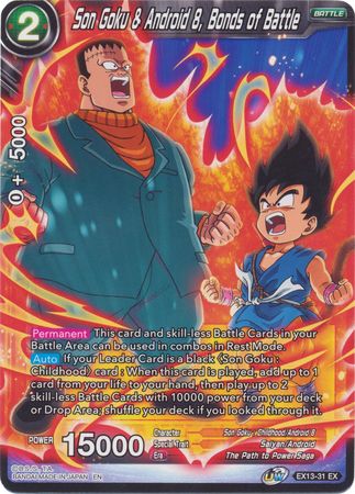 Son Goku y Androide 8, Lazos de batalla (EX13-31) [Set especial de aniversario 2020] 