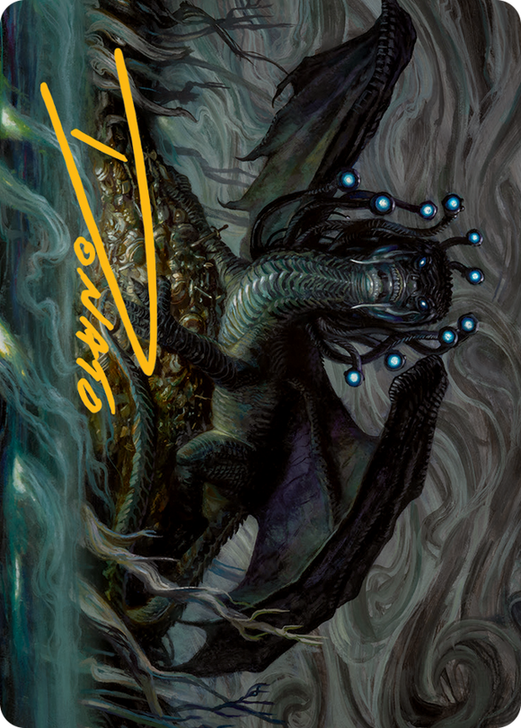 Tarjeta de arte de Oculus Whelp (firma estampada en dorado) [Serie de arte March of the Machine] 
