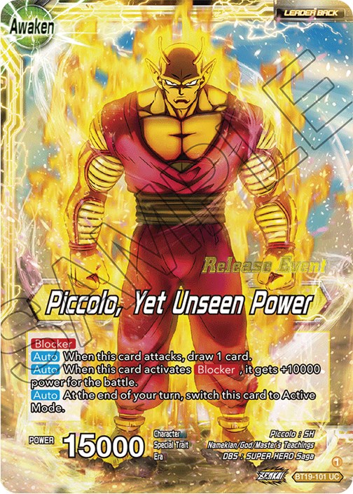 Piccolo // Piccolo, poder aún invisible (Paquete de vacaciones Ambición del luchador) (BT19-101) [Tarjetas de promoción de torneos] 