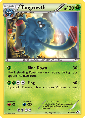 Tangrowth (2/113) [Blanco y negro: tesoros legendarios] 