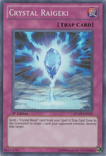 Crystal Raigeki [RYMP-EN055] Súper raro 