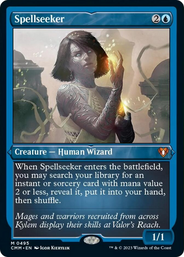 Buscador de hechizos (lámina grabada) [Commander Masters] 