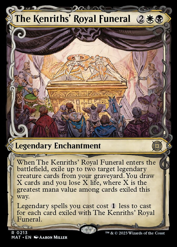 El funeral real de los Kenrith (Showcase Halo Foil) [March of the Machine: The Aftermath] 