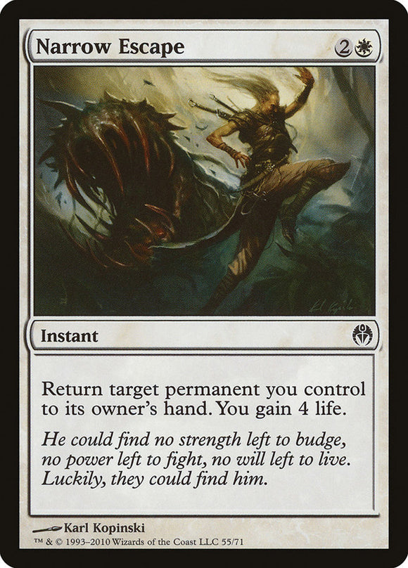 Escape por los pelos [Duel Decks: Phyrexia vs. la Coalición] 