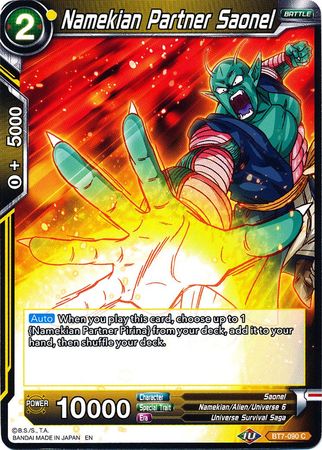 Compañero Namekiano Saonel (BT7-090) [El asalto de los Saiyans] 