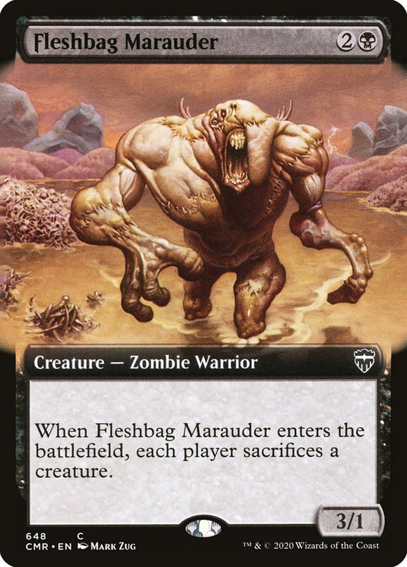 Merodeador de bolsa de carne (ilustración ampliada) [Commander Legends] 