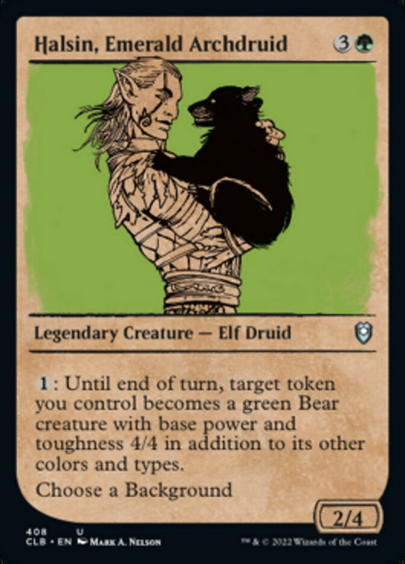 Halsin, archidruida esmeralda (escaparate) [Commander Legends: Battle for Baldur's Gate] 