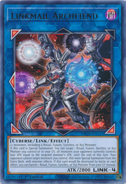 Archidemonio de Linkmail [MP20-EN125] Raro 