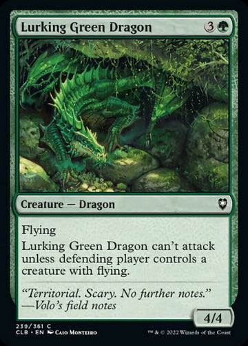 Dragón verde acechante [Commander Legends: Battle for Baldur's Gate] 