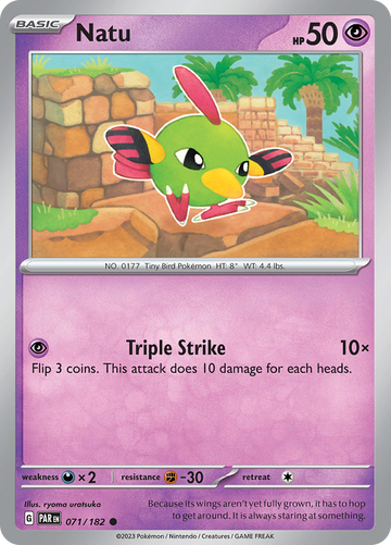 Natu (071/182) [Scarlet &amp; Violet: La grieta de la paradoja] 