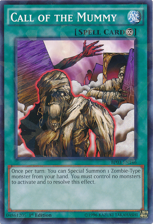 Llamado de la momia [BP03-EN146] Shatterfoil Raro 