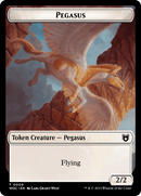 Pirate // Pegasus Double-Sided Token [Wilds of Eldraine Commander Tokens]-2