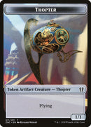 Faerie Rogue // Thopter Double-Sided Token [Zendikar Rising Commander Tokens]-2