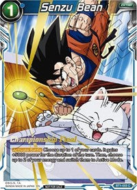 Senzu Bean (Final del Campeonato 2019) (BT1-053) [Tarjetas de Promoción del Torneo] 