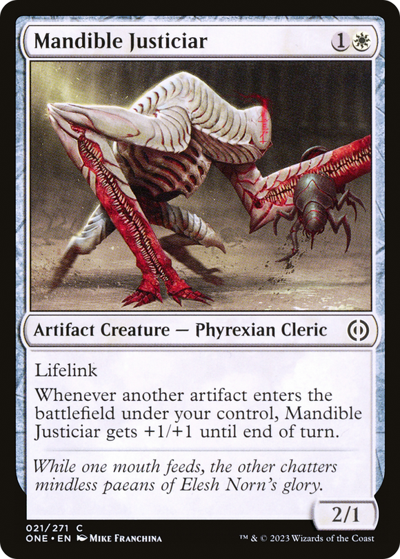 Mandíbula Justiciar [Phyrexia: Todos serán uno] 