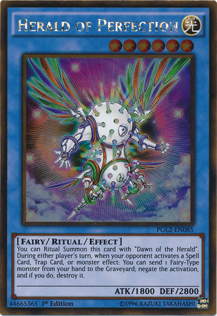 Heraldo de la perfección [PGL2-EN085] Oro Raro 