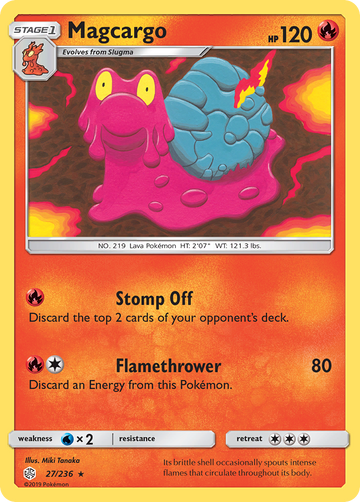 Magcargo (27/236) [Sol y Luna: Eclipse Cósmico] 