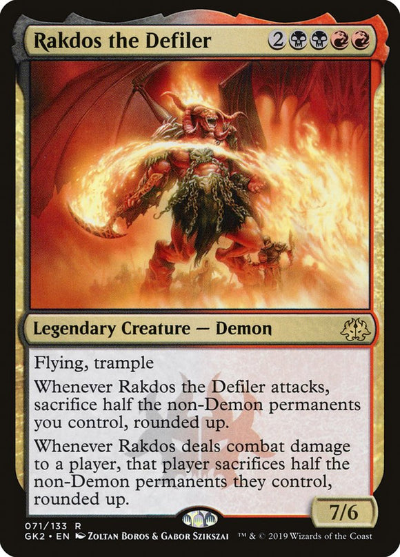 Rakdos el Profanador [Kit de hermandad de lealtad de Rávnica] 