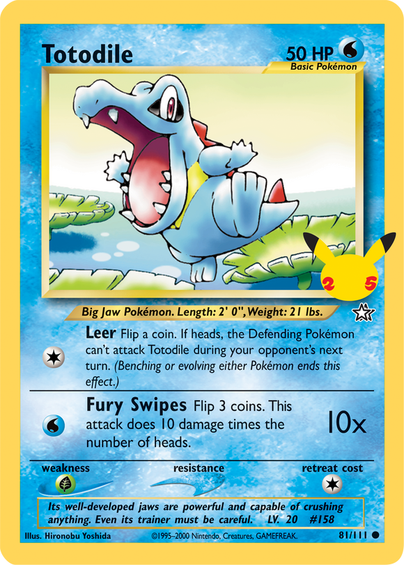 Totodile (81/111) [Paquete del primer compañero] 