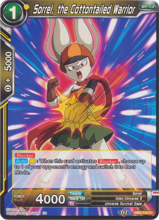 Sorrel, el guerrero de cola de algodón (DB2-120) [Divine Multiverse] 