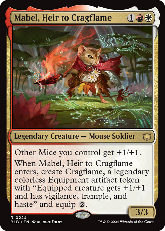 Mabel, heredera de Cragflame [Bloomburrow] 