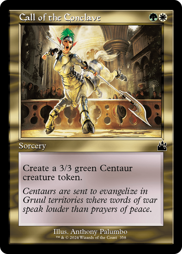 Llamado del Cónclave (Retro Frame) [Ravnica Remastered] 