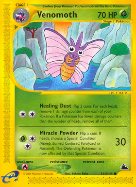Venomoth (111/144) [Cresta del Cielo] 